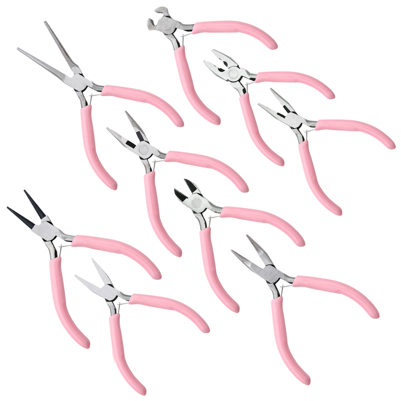 Mini Soft Handle Stainless Ste - Jewelry Making Round Nose Pliers incelemesi ve fiyatı