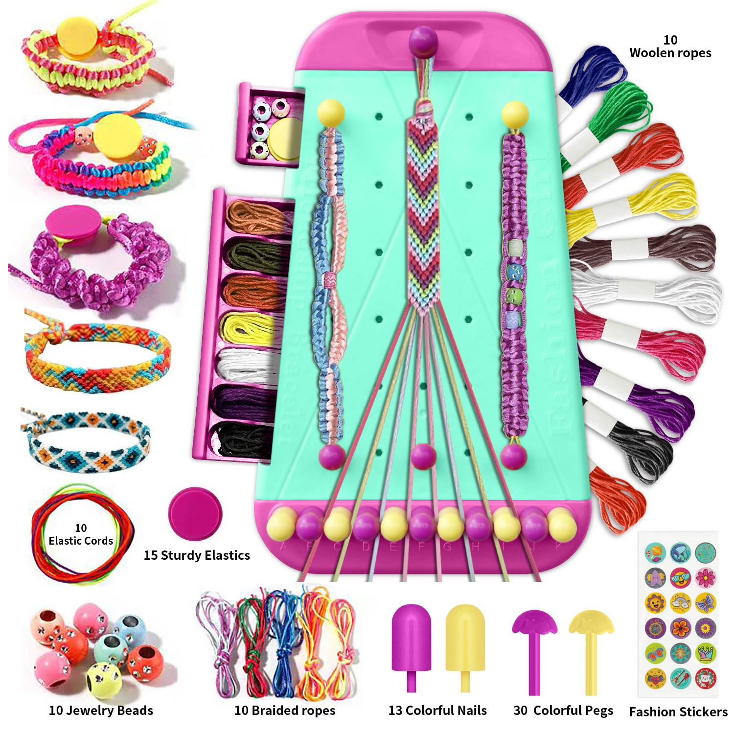 Bracelet Making Kit Toy for Gi - Jewelry Making Kit For Kids incelemesi ve fiyatı