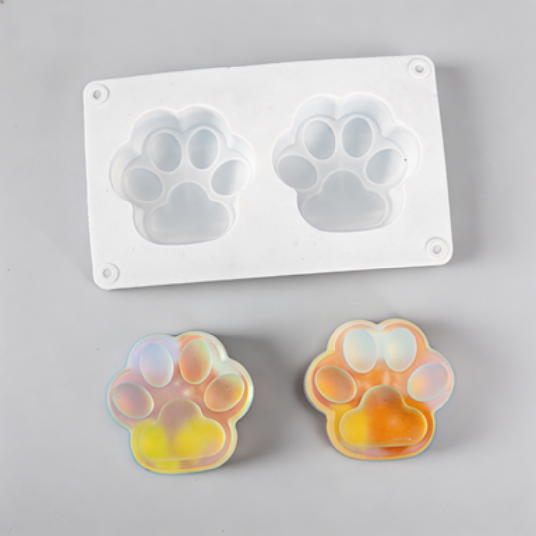 2-connected cat paw silicone m - Jewelry Making Mold incelemesi ve fiyatı