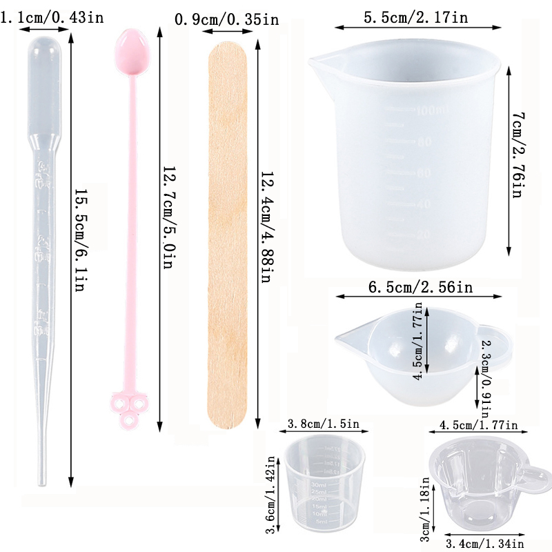 Epoxy Resin Tools Kit Silicone - Jewelry Making Tool Kit incelemesi ve fiyatı