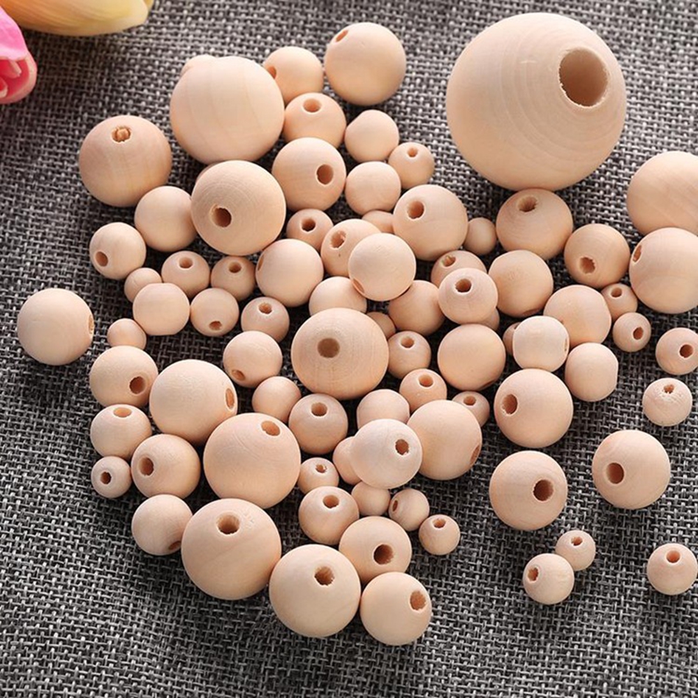 6/8/10/12/14mm, Natural Wood B - Jewelry Making Event incelemesi ve fiyatı