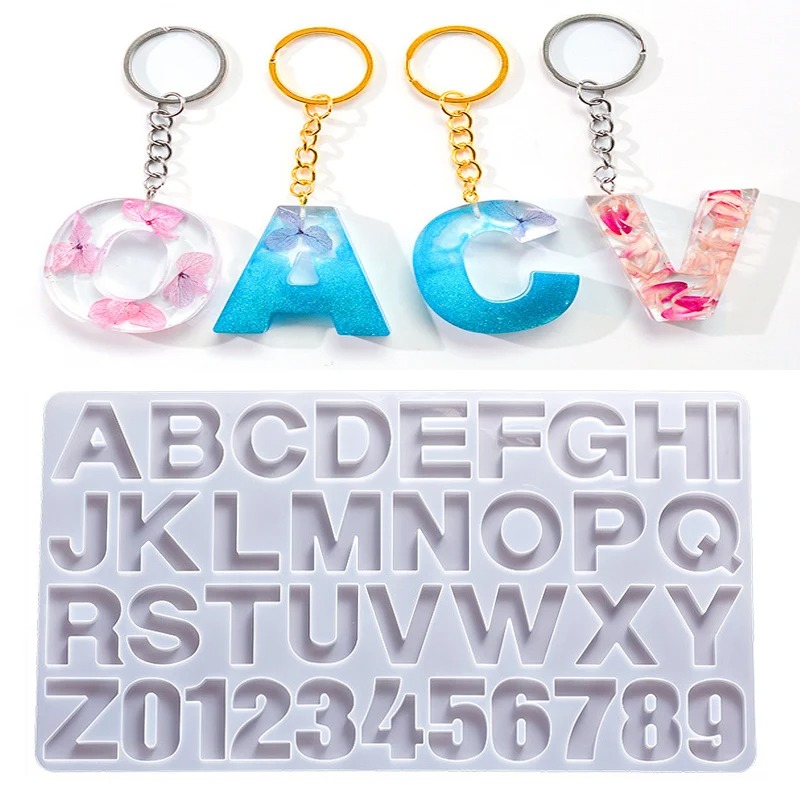 Alphabet Epoxy Resin Silicone  - Jewelry Making Mold incelemesi ve fiyatı