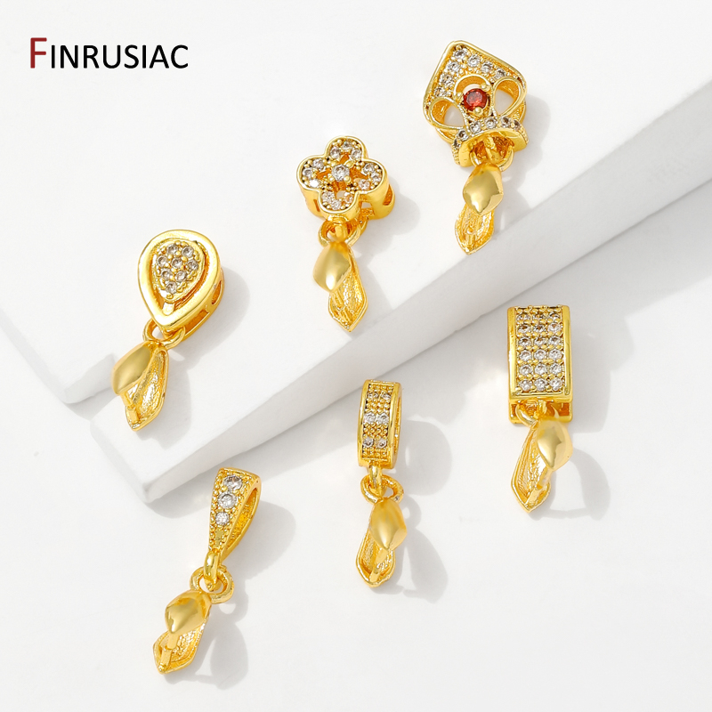 18K Gold Plated Brass With Zir - Jewelry Making Articles incelemesi ve fiyatı