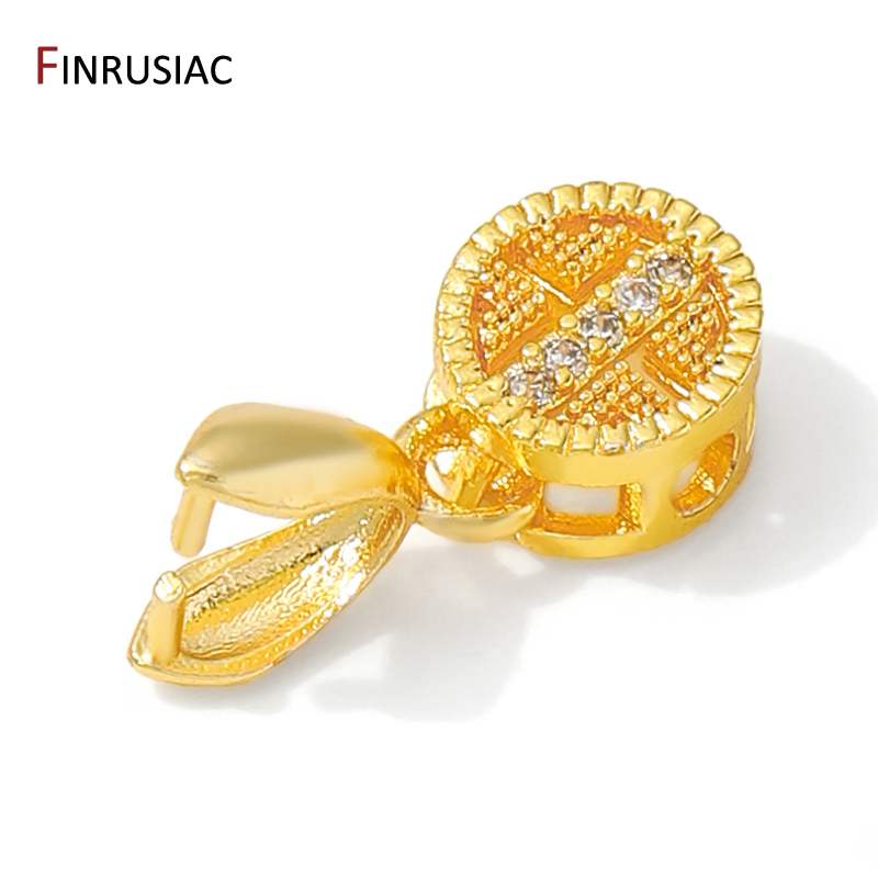 18K Gold Plated Brass With Zir - Jewelry Making Articles incelemesi ve fiyatı