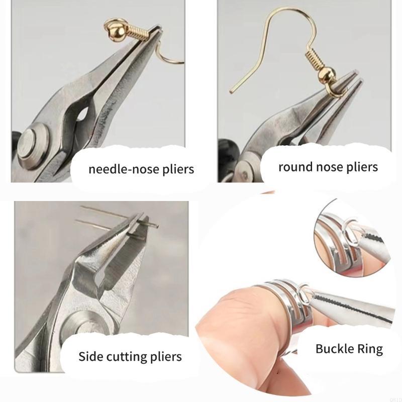  Set of 5 Jewelry Making Plier - Jewelry Making Round Nose Pliers incelemesi ve fiyatı