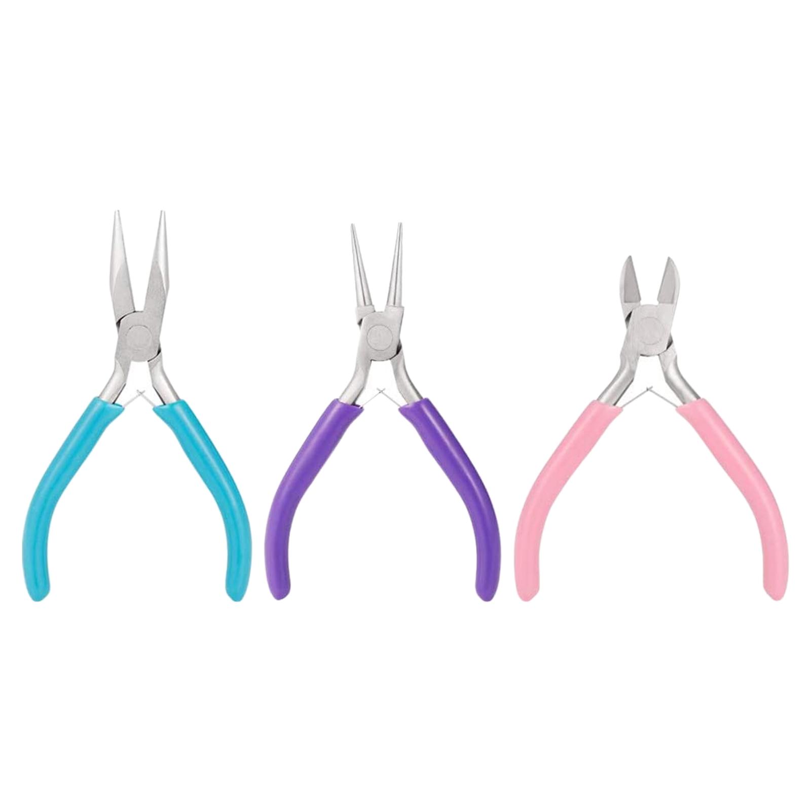 3 Pieces Chain Pliers Nose Nip - Jewelry Making Round Nose Pliers incelemesi ve fiyatı