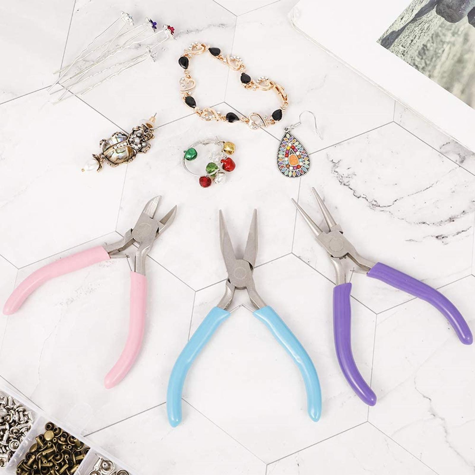 3 Pieces Chain Pliers Nose Nip - Jewelry Making Round Nose Pliers incelemesi ve fiyatı