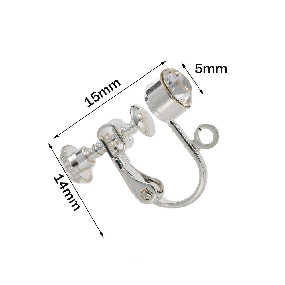 10pcs Brass Clip on Earring Co - Jewelry Making Wire incelemesi ve fiyatı