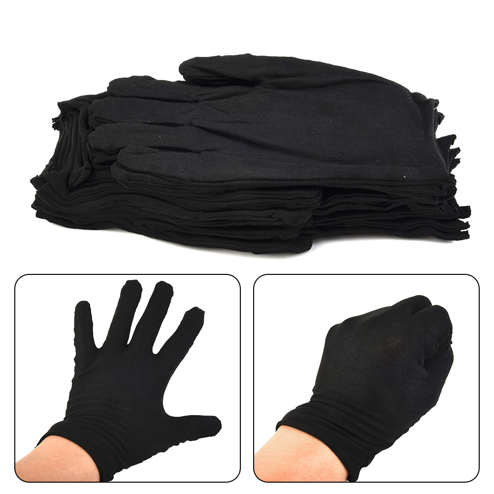 12 Pairs Black Cotton Gloves S - Jewelry Making Gloves incelemesi ve fiyatı