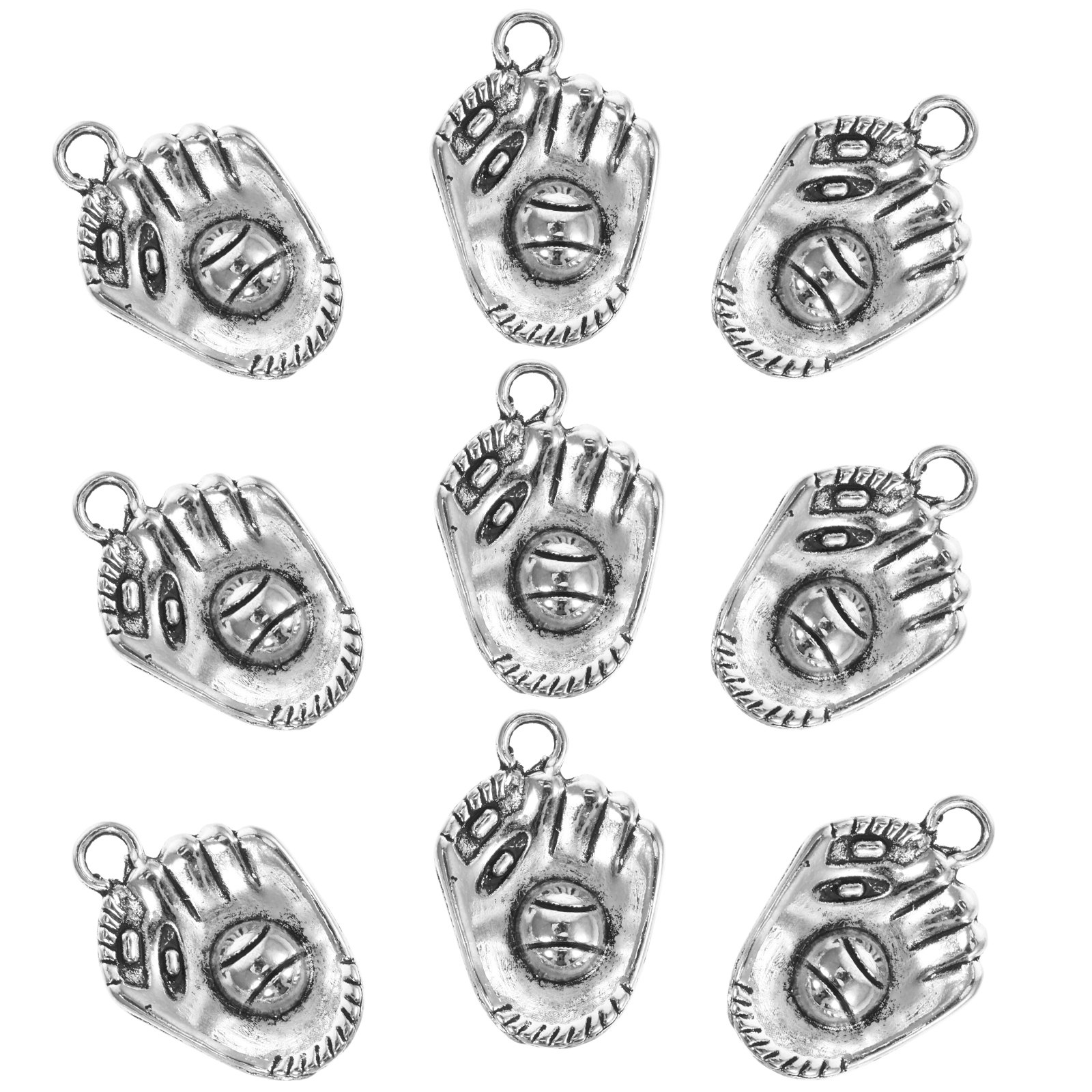 20Pcs Vintage Alloy Baseball G - Jewelry Making Gloves incelemesi ve fiyatı