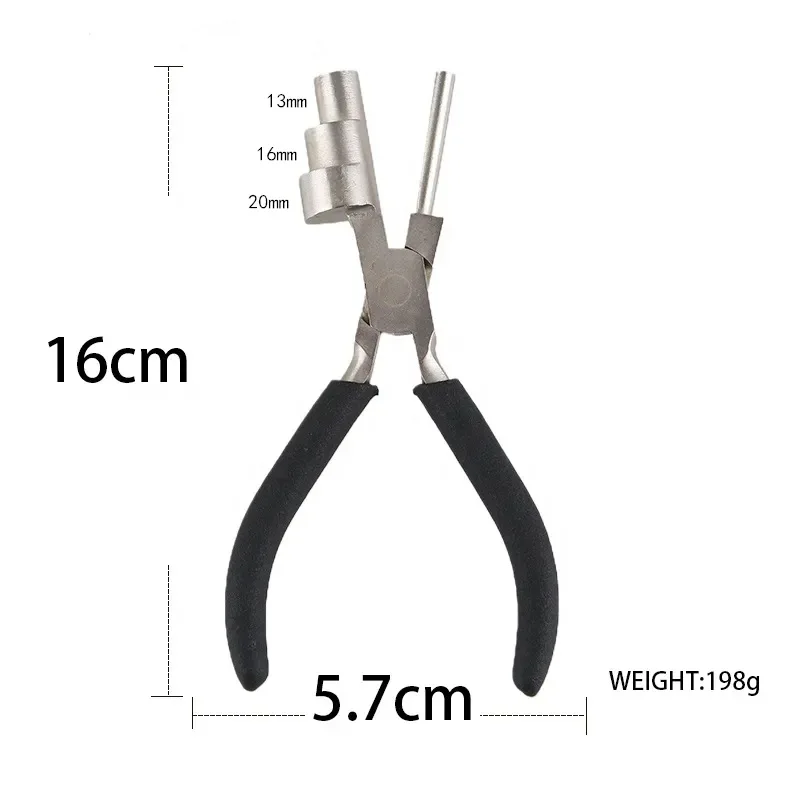 Pliers Big Head Three Section  - Jewelry Making Round Nose Pliers incelemesi ve fiyatı