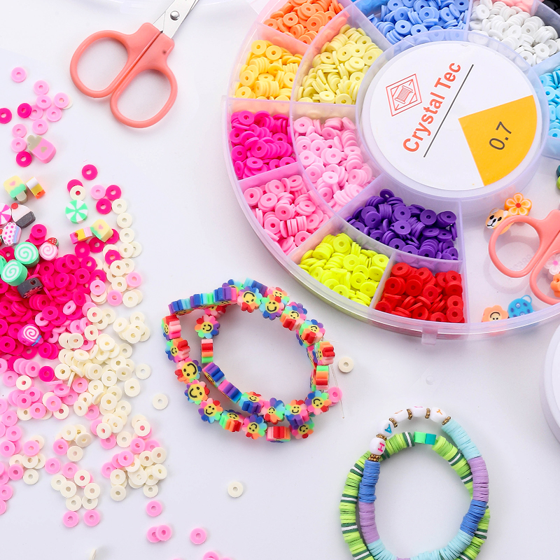 Clay Beads Bracelet Making Kit - Jewelry Making Kit For Kids incelemesi ve fiyatı