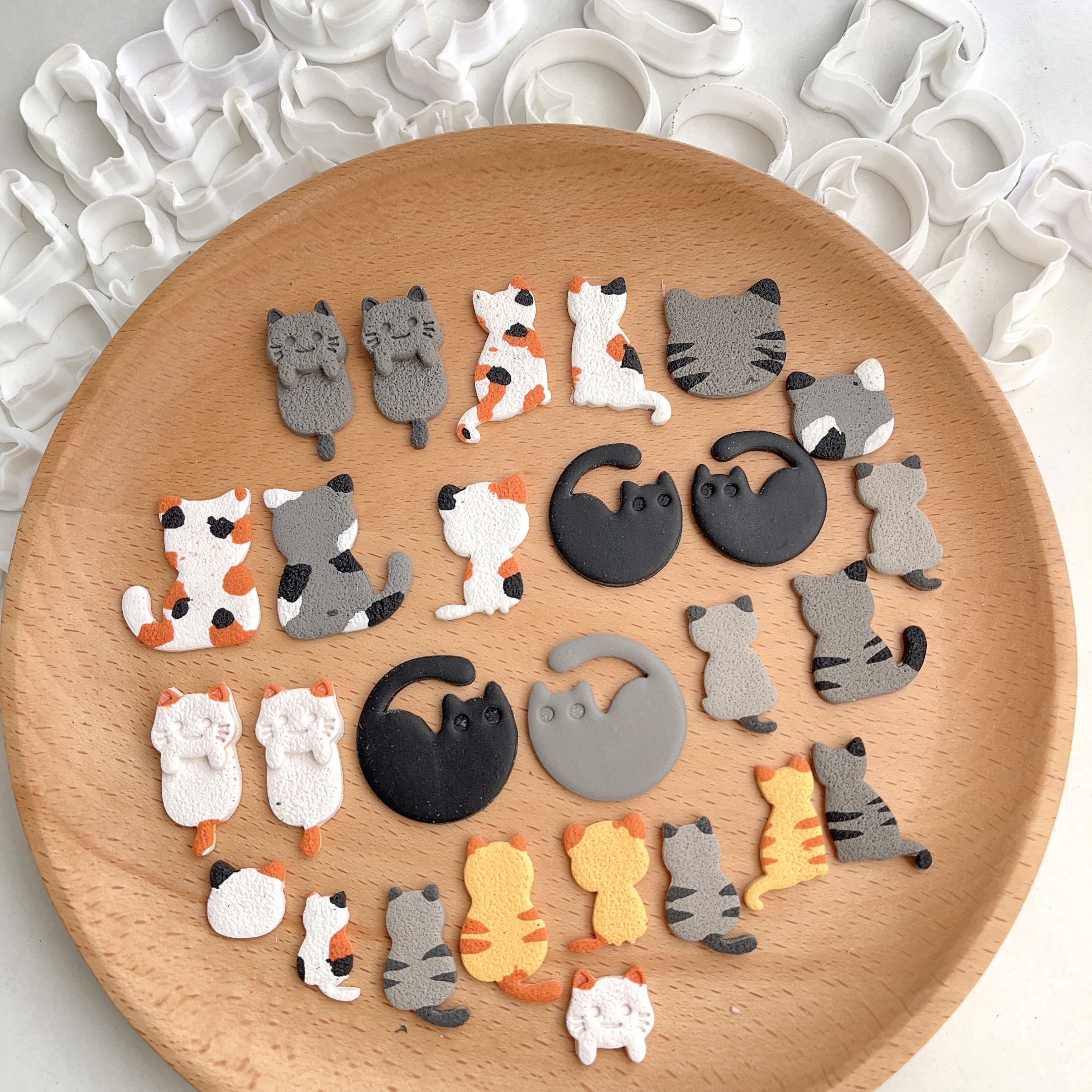 Cute Cat Soft Pottery Polymer  - Jewelry Making Tool Kit incelemesi ve fiyatı