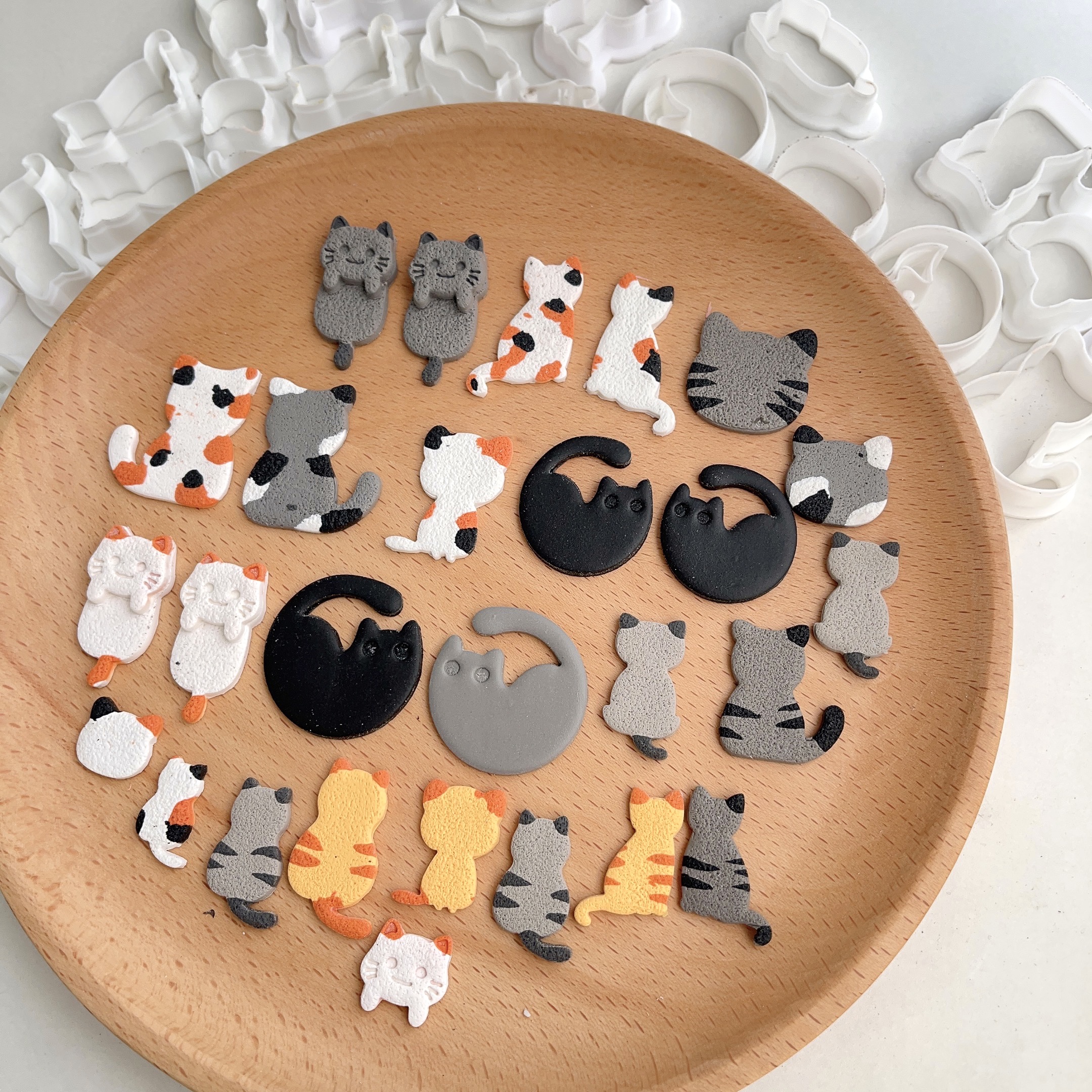 Cute Cat Soft Pottery Polymer  - Jewelry Making Tool Kit incelemesi ve fiyatı