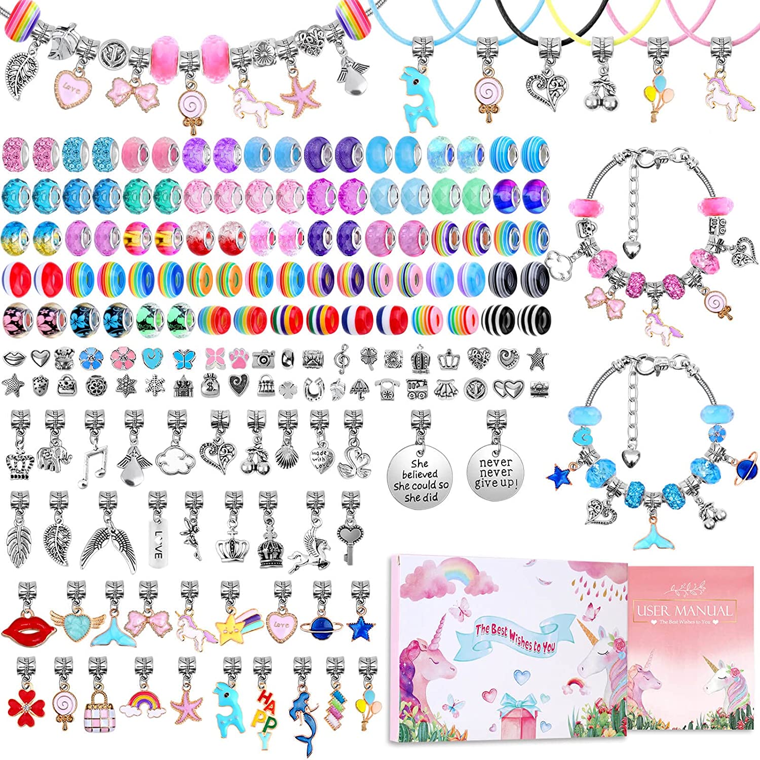 Charm Bracelet Making Kit DIY  - Jewelry Making Kit For Kids incelemesi ve fiyatı