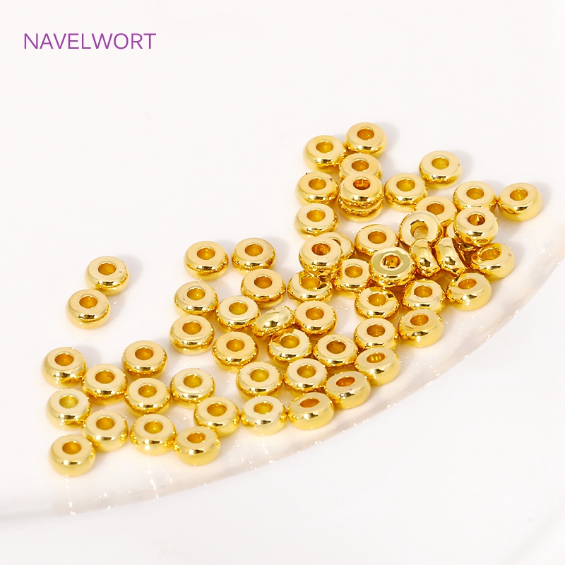 4/5mm 18K Gold Plated Round Sp - Jewelry Making Items incelemesi ve fiyatı