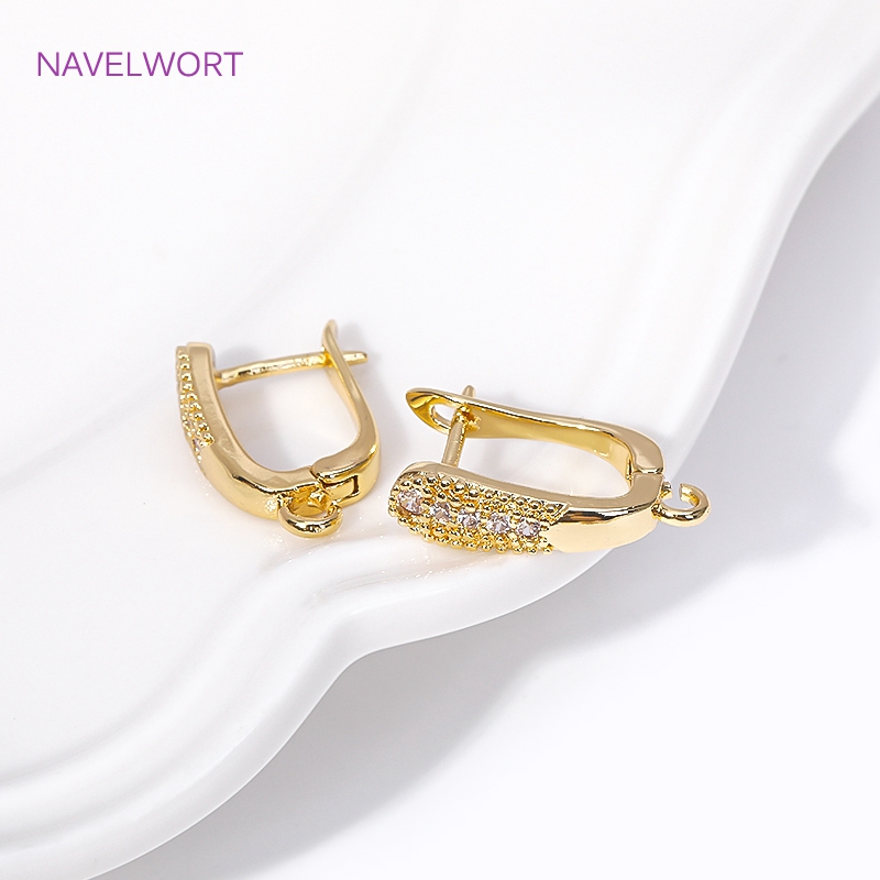 Fashion 18k Gold Plated Inlaid - Jewelry Making Items incelemesi ve fiyatı