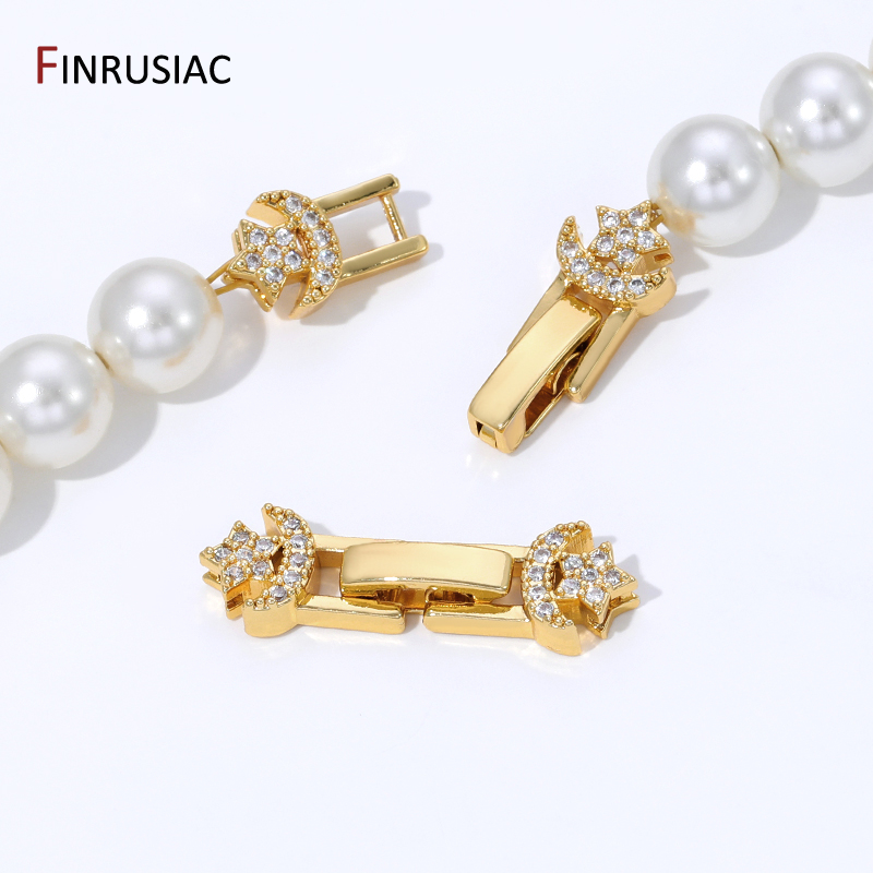 18K Gold Plated Brass Pearl Cl - Jewelry Making Items incelemesi ve fiyatı