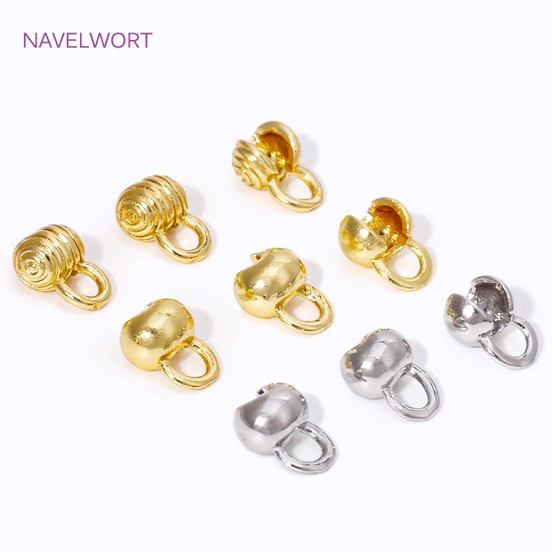 18K Gold Plated Brass Crimp Be - Jewelry Making Items incelemesi ve fiyatı