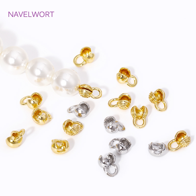 18K Gold Plated Brass Crimp Be - Jewelry Making Items incelemesi ve fiyatı