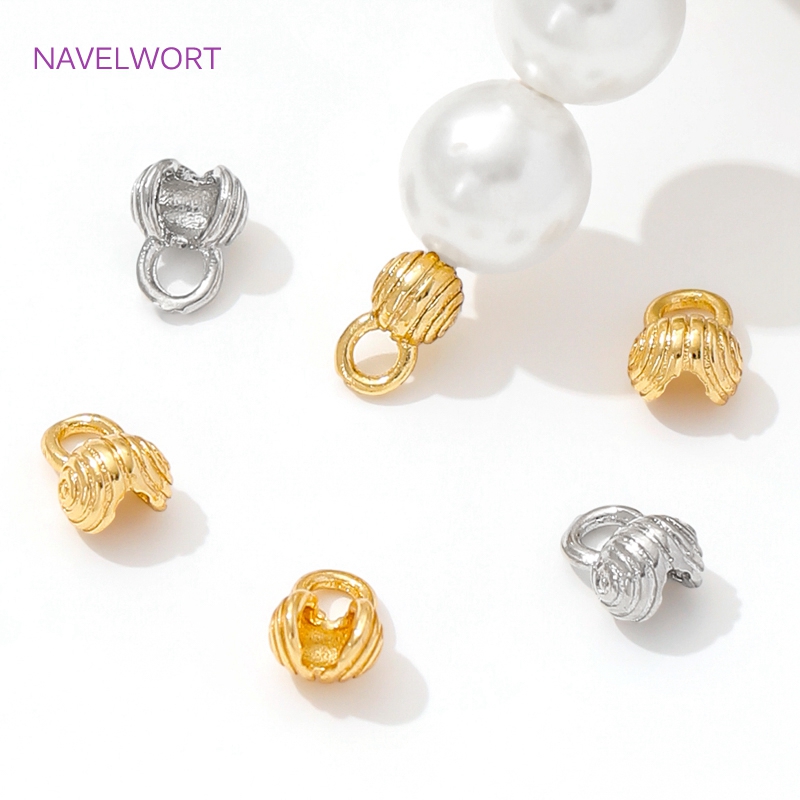 18K Gold Plated Brass Crimp Be - Jewelry Making Items incelemesi ve fiyatı