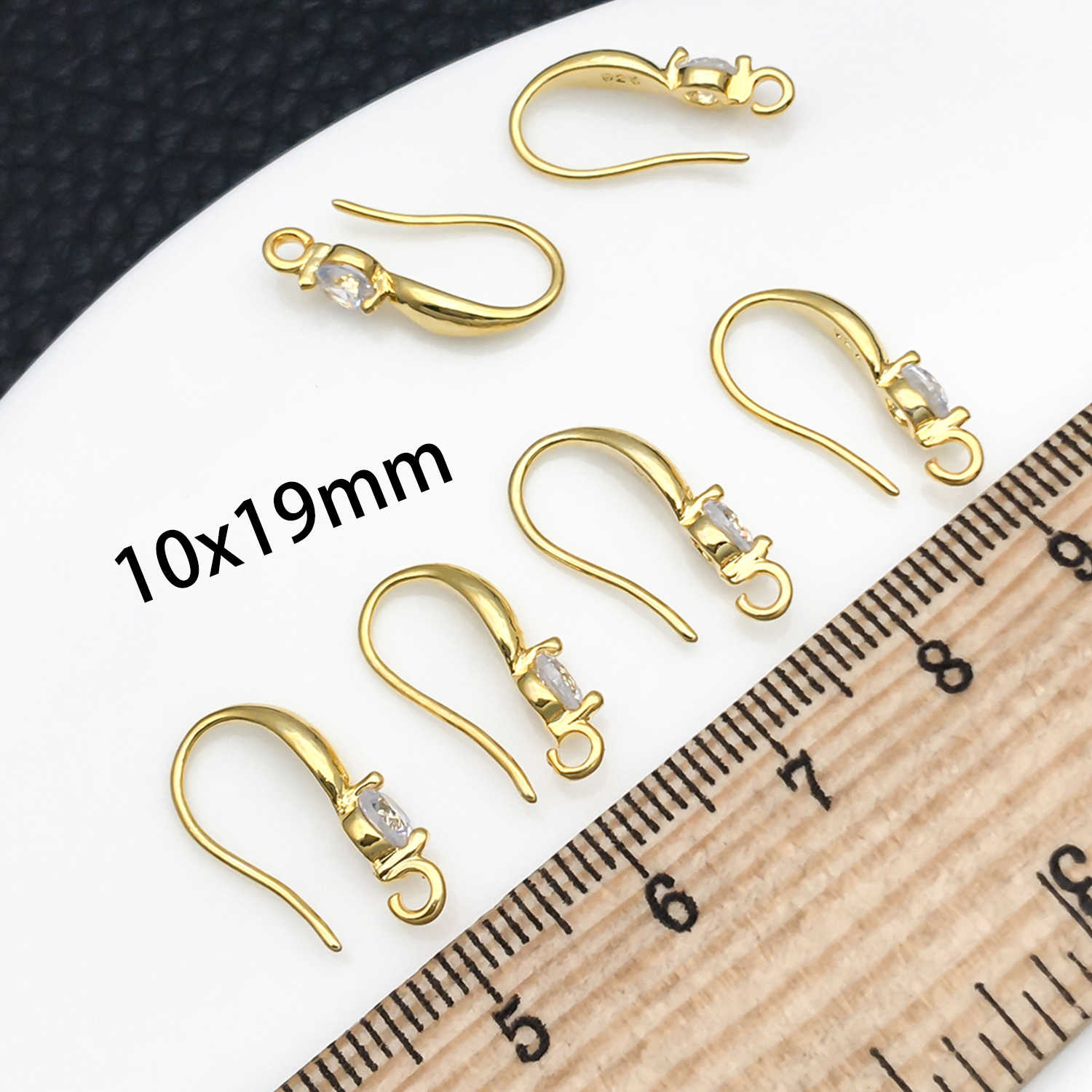 3pcs 10x19mm with Zircon Earri - Jewelry Making Wire incelemesi ve fiyatı
