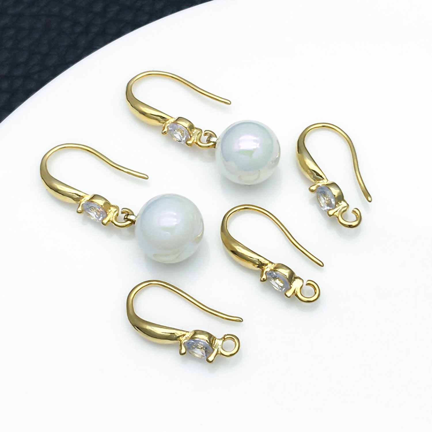 3pcs 10x19mm with Zircon Earri - Jewelry Making Wire incelemesi ve fiyatı