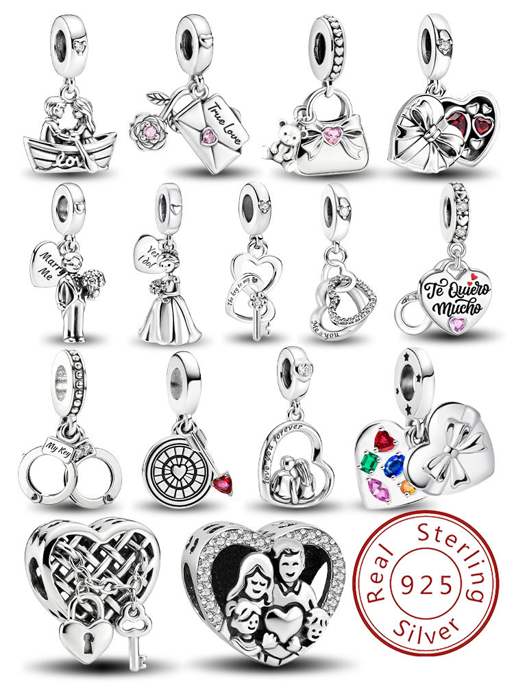 925 Sterling Silver Warm Famil - Jewelry Making For Couples incelemesi ve fiyatı