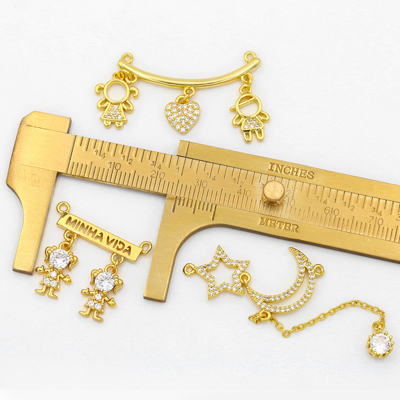 OCESRIO CZ Gold Plated Boy and - Jewelry Making For Couples incelemesi ve fiyatı