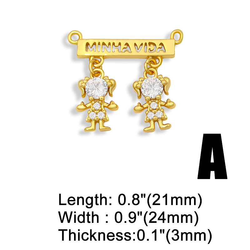 OCESRIO CZ Gold Plated Boy and - Jewelry Making For Couples incelemesi ve fiyatı