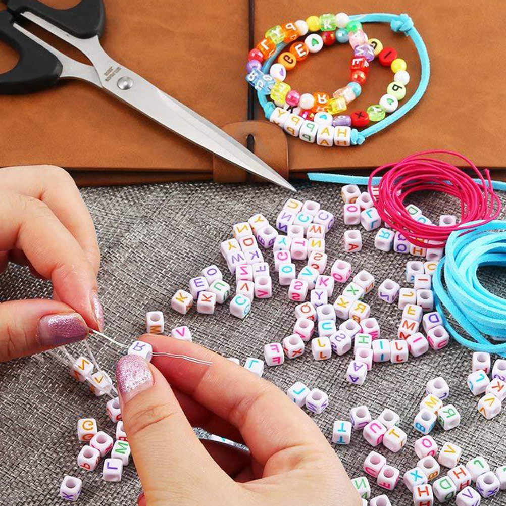 1300Pcs Colorful English Alpha - Jewelry Making Kit For Kids incelemesi ve fiyatı
