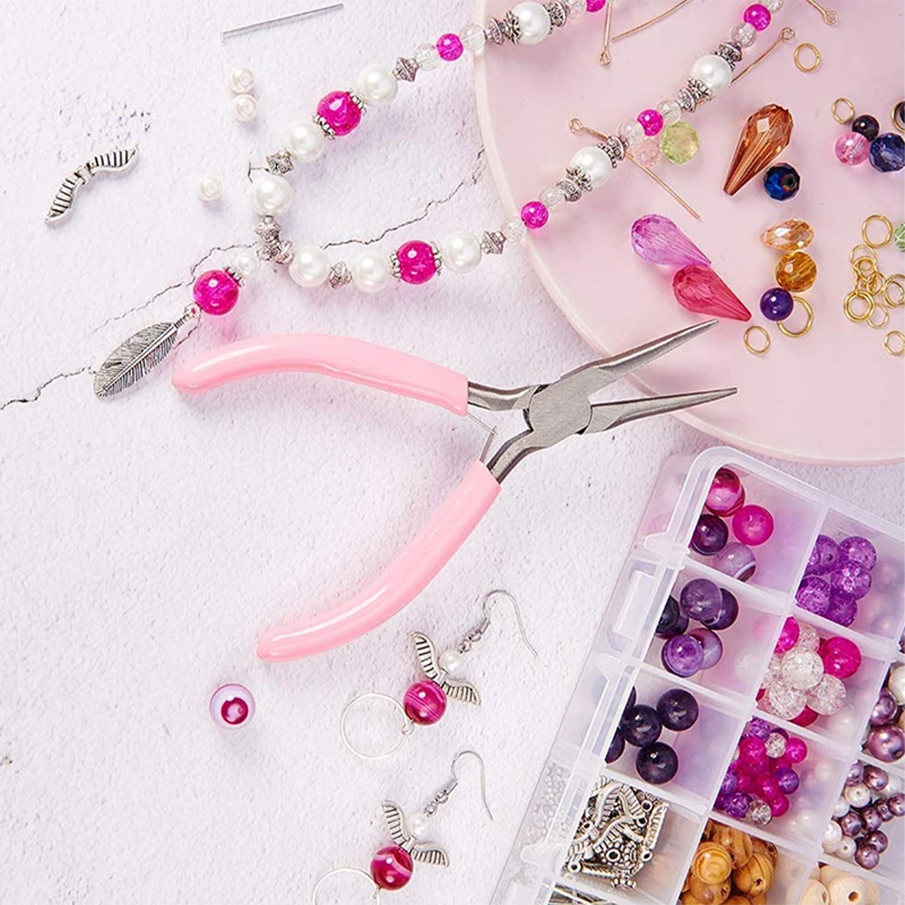 Round Diagonal Bent Needle Nos - Jewelry Making Round Nose Pliers incelemesi ve fiyatı