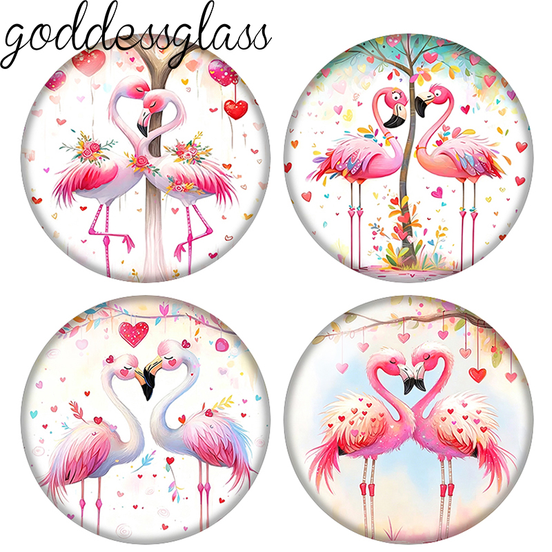 Hearts flamingo Lover Love Cou - Jewelry Making For Couples incelemesi ve fiyatı