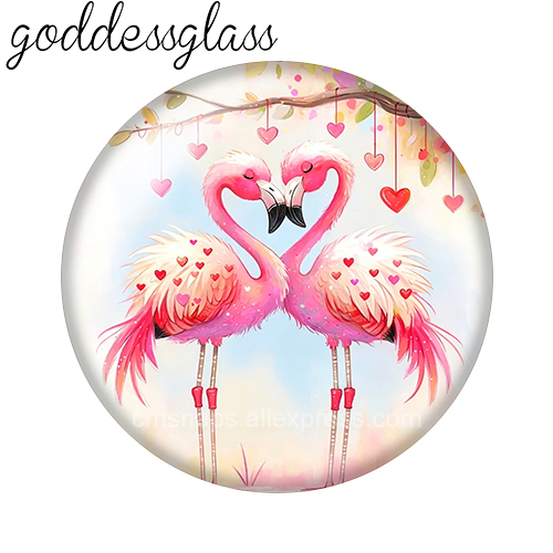 Hearts flamingo Lover Love Cou - Jewelry Making For Couples incelemesi ve fiyatı