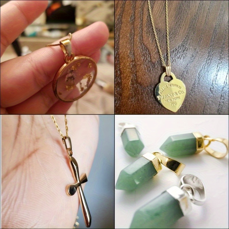 Pinch Clip Pendant Clasp Bail  - Jewelry Making Articles incelemesi ve fiyatı