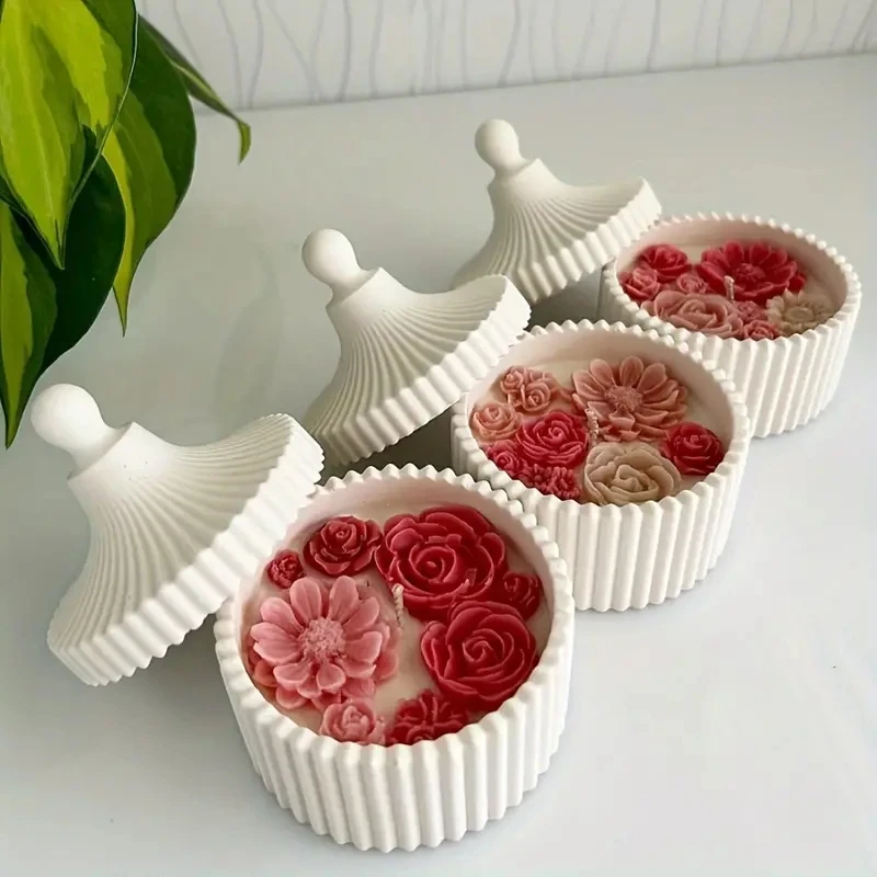 1 Set Silicone Candle Jar Mold - Jewelry Making Mold incelemesi ve fiyatı
