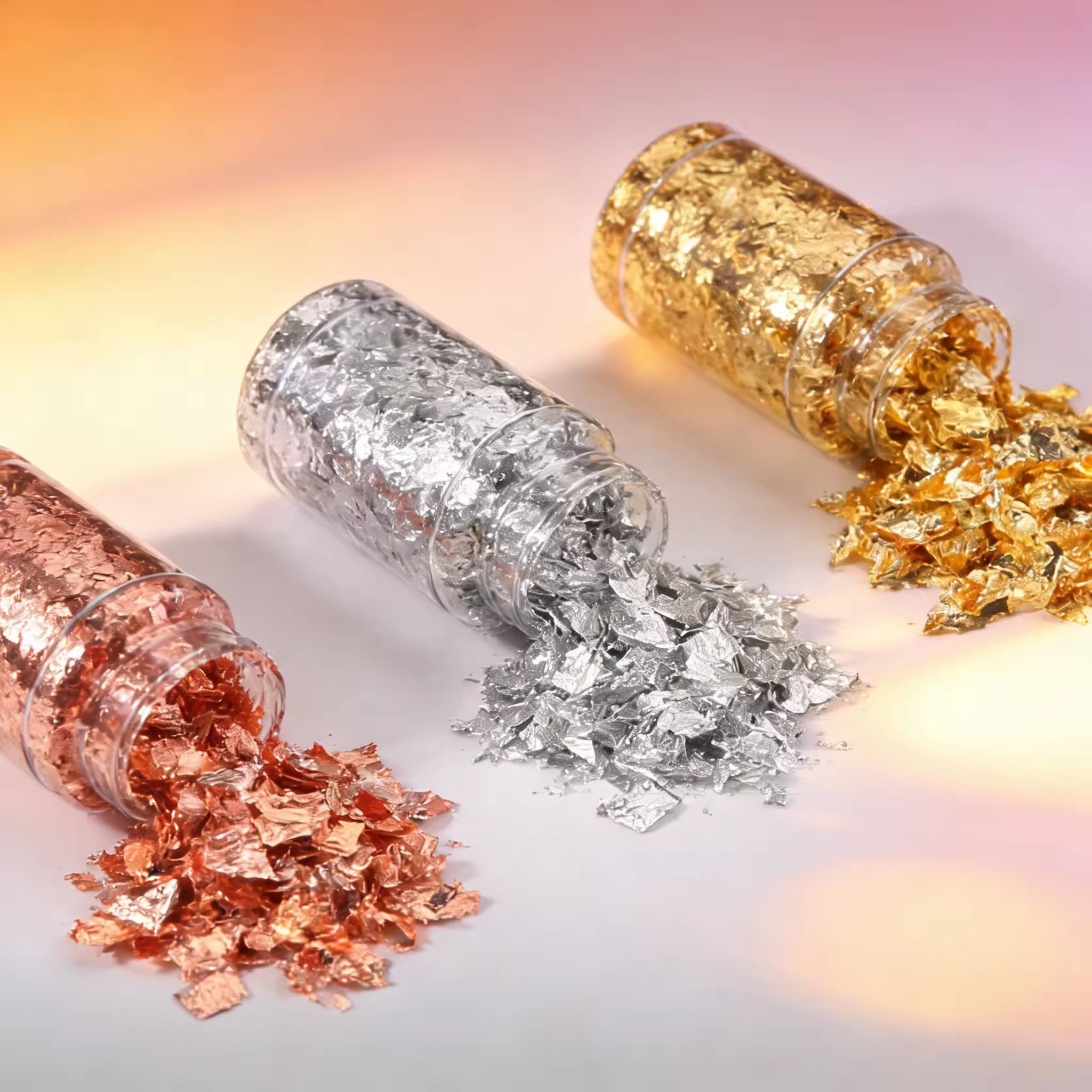 Metallic Foil Flakes Golden Si - Jewelry Making Event incelemesi ve fiyatı