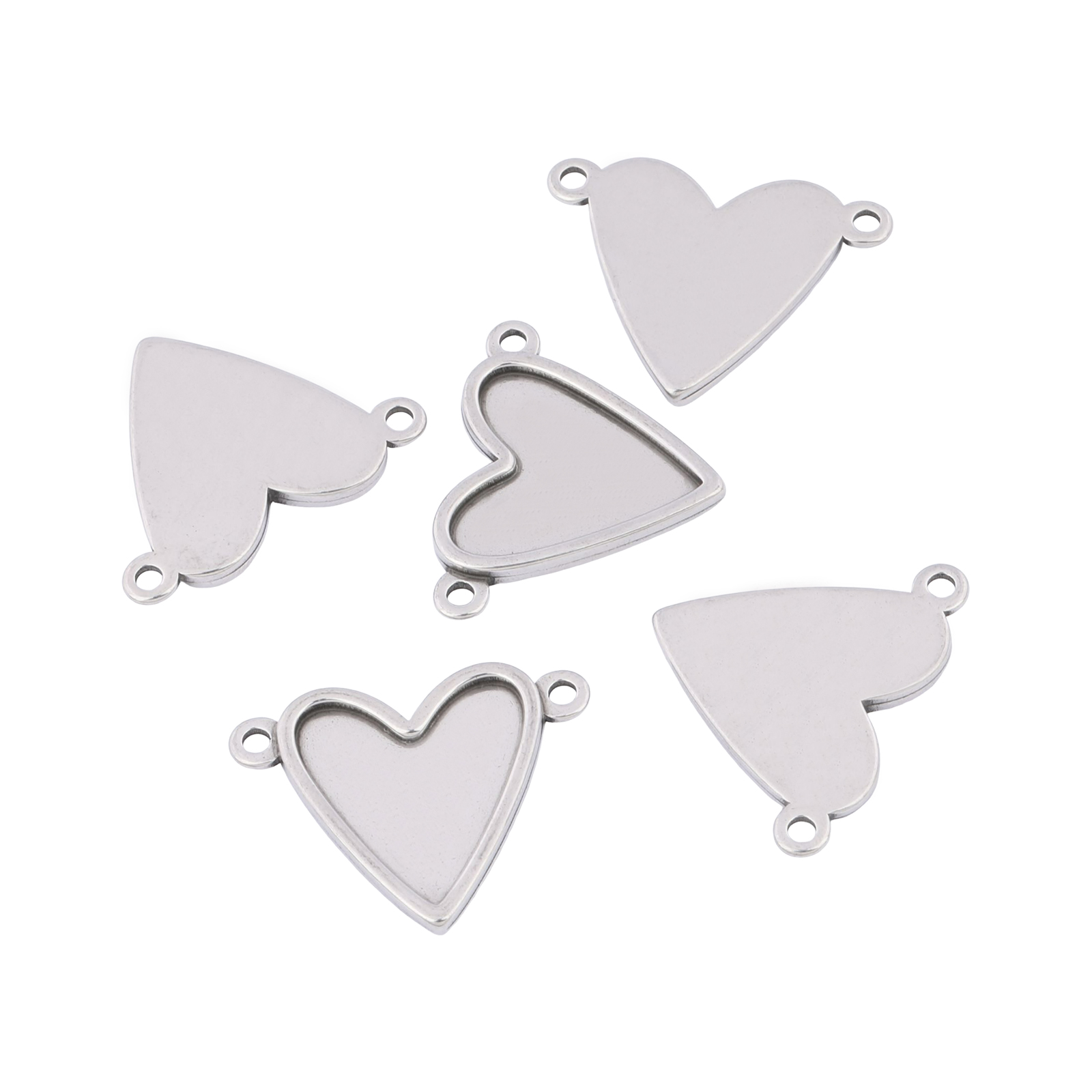 10pcs Stainless Steel Fit 16x1 - Pendant Blank Bezel incelemesi ve fiyatı