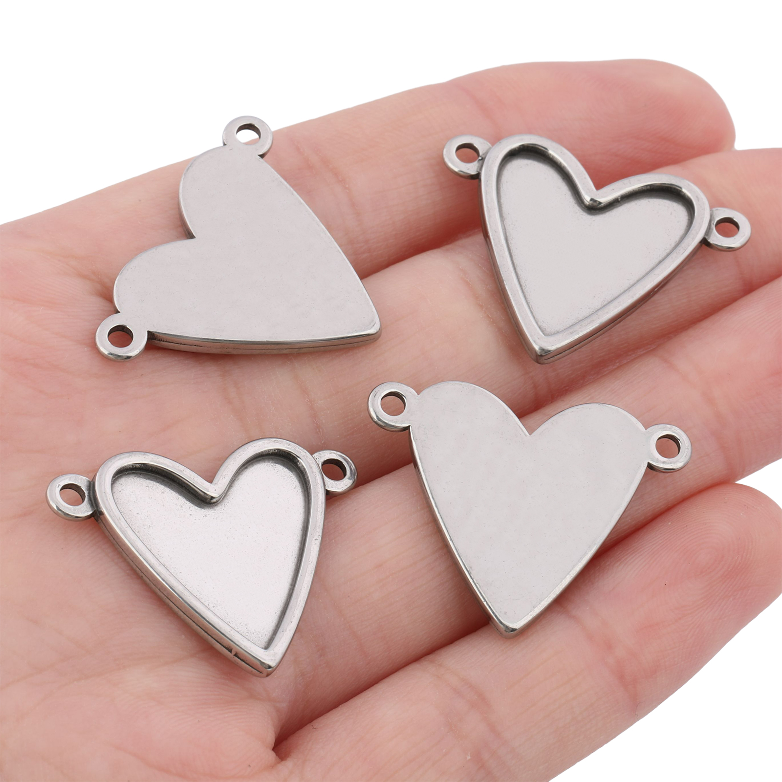 10pcs Stainless Steel Fit 16x1 - Pendant Blank Bezel incelemesi ve fiyatı
