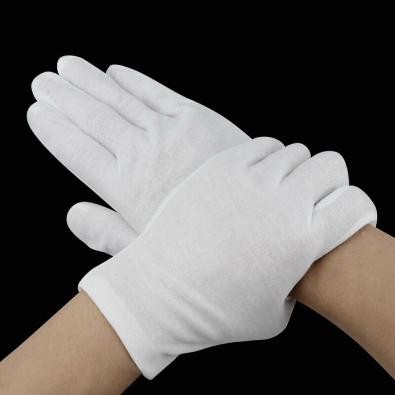 24PCS White Gloves 12 Pairs So - Jewelry Making Gloves incelemesi ve fiyatı