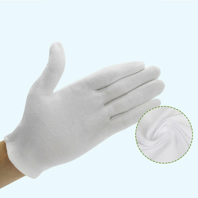 24PCS White Gloves 12 Pairs So - Jewelry Making Gloves incelemesi ve fiyatı