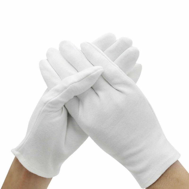 24PCS White Gloves 12 Pairs So - Jewelry Making Gloves incelemesi ve fiyatı