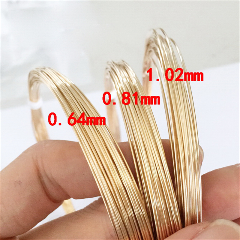 14K Gold Filled Half Round Wir - Jewelry Making Wire incelemesi ve fiyatı