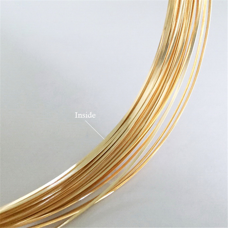 14K Gold Filled Half Round Wir - Jewelry Making Wire incelemesi ve fiyatı