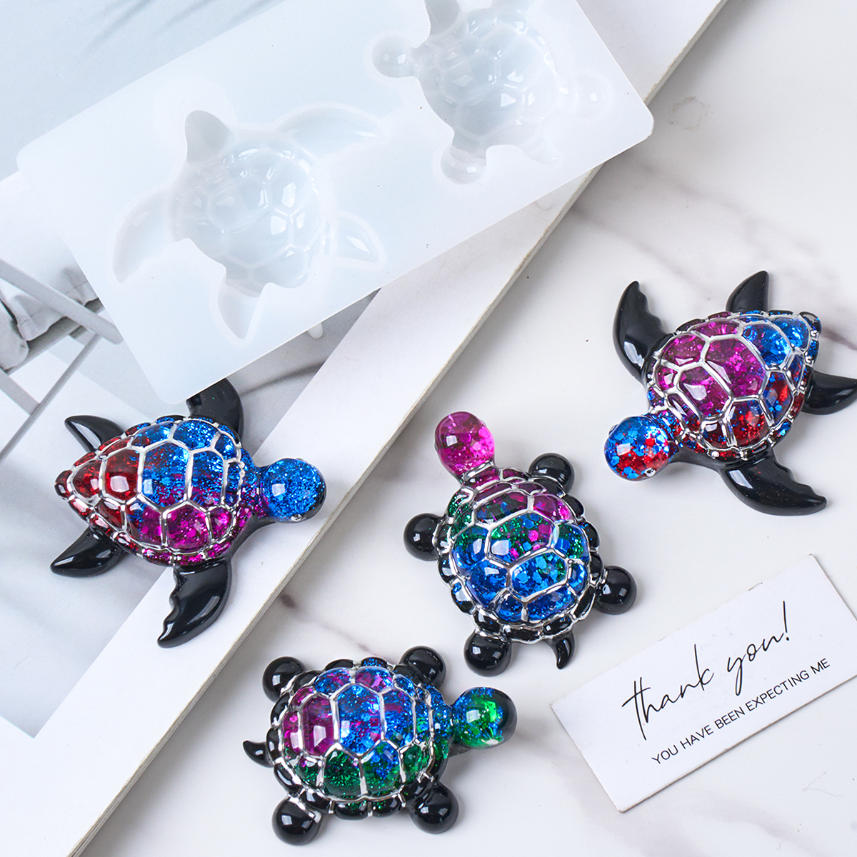 3D Sea Turtle Keychain Silicon - Jewelry Making Mold incelemesi ve fiyatı