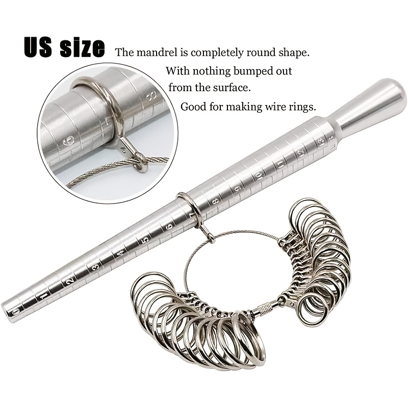 3pcs Stainless Steel Ring Size - Jewelry Making For Beginners incelemesi ve fiyatı