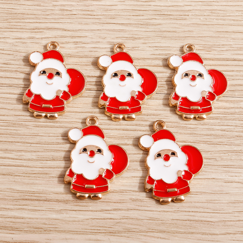 10pcs Cute Christmas Charms En - Jewelry Making Gloves incelemesi ve fiyatı