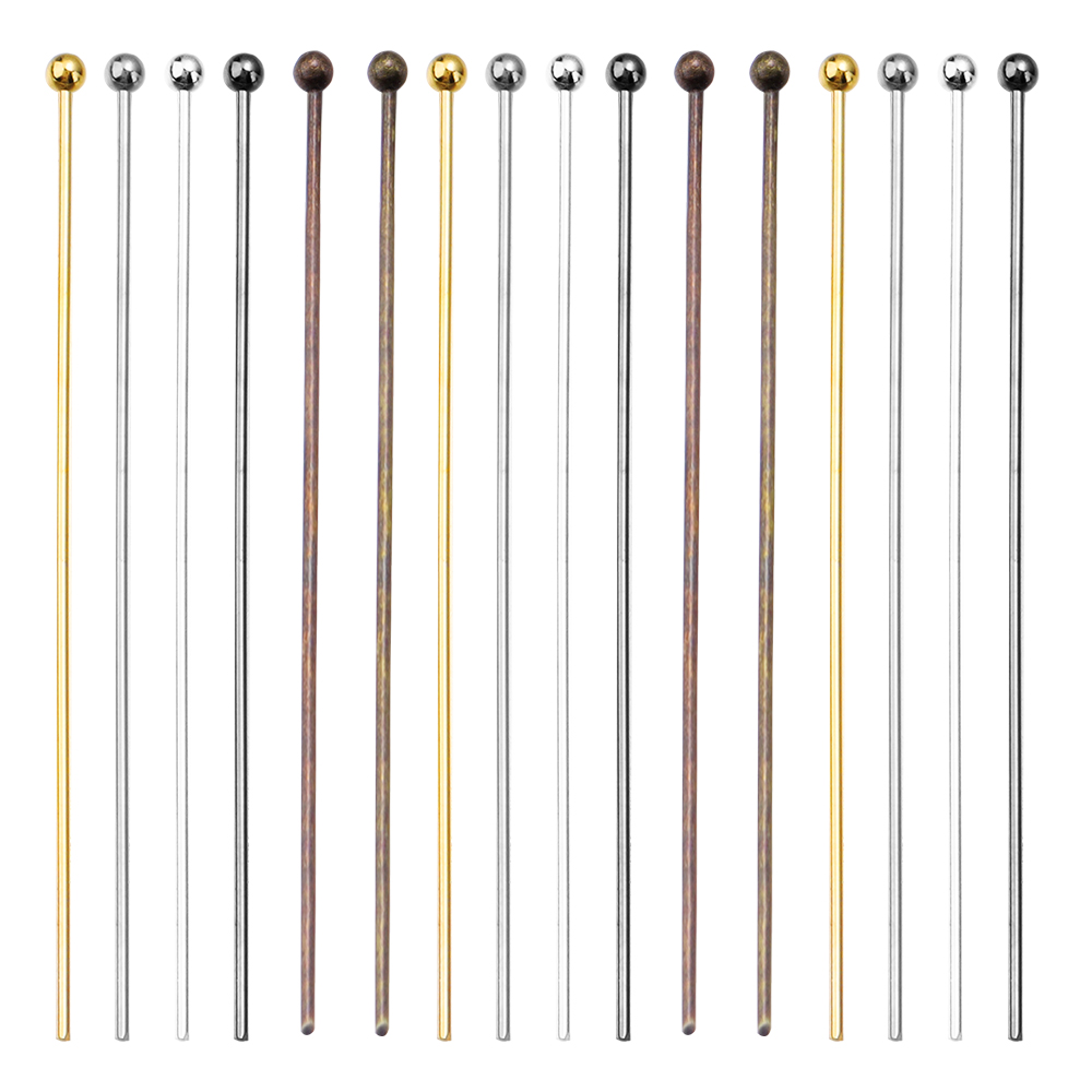 100/200pcs Copper Ball Head Pi - Jewelry Making Articles incelemesi ve fiyatı