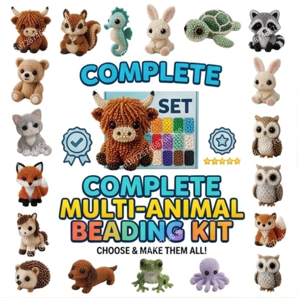 Educational DIY Animal Bead Se - Jewelry Making Kit For Kids incelemesi ve fiyatı