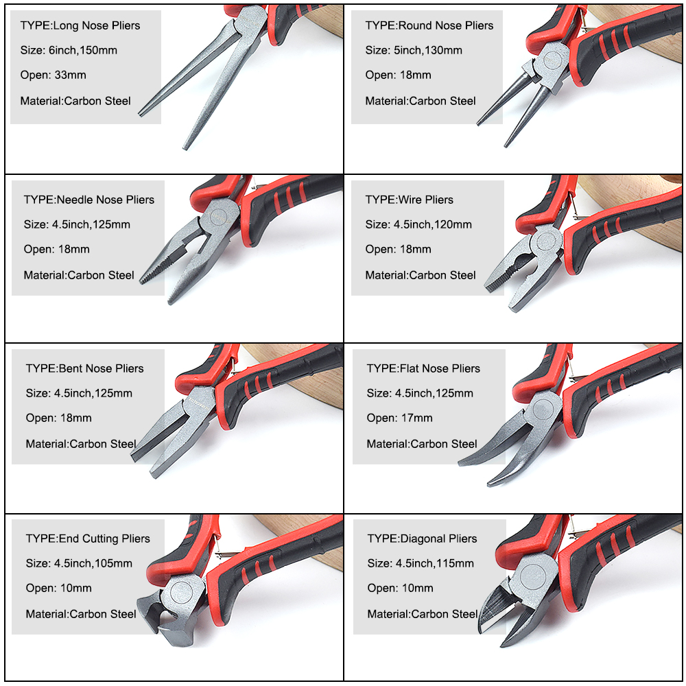 NEWACALOX 8Pcs Mini Pliers Set - Jewelry Plier Set incelemesi ve fiyatı